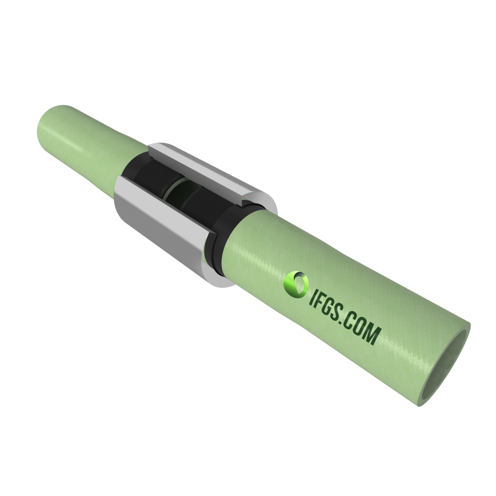 стеклопластиковая соединение труб