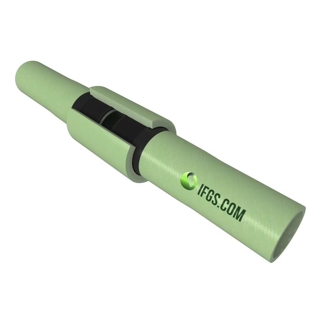 стеклопластиковая соединение труб