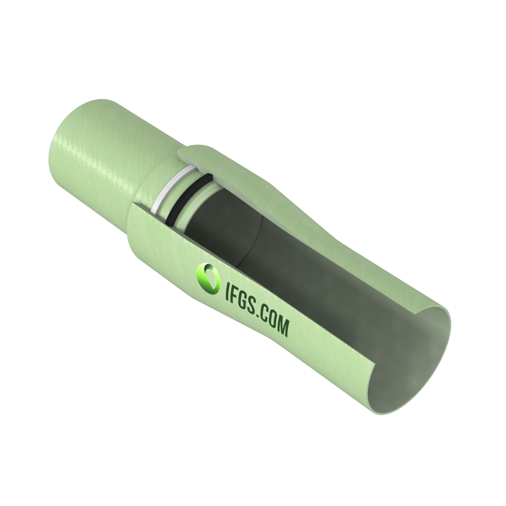 стеклопластиковая соединение труб